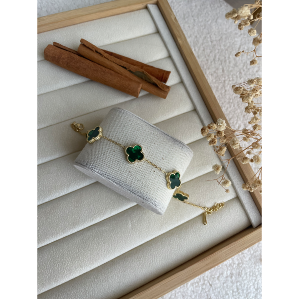 Bracelet Trèfle Vert