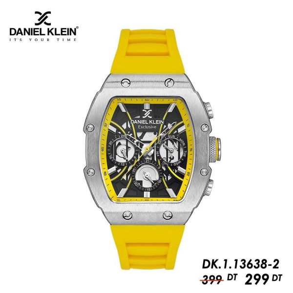 Montre Daniel Klein Jaune