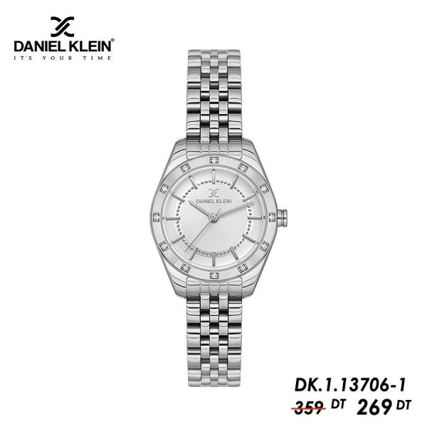 Montre Daniel Klein Argent & Doré