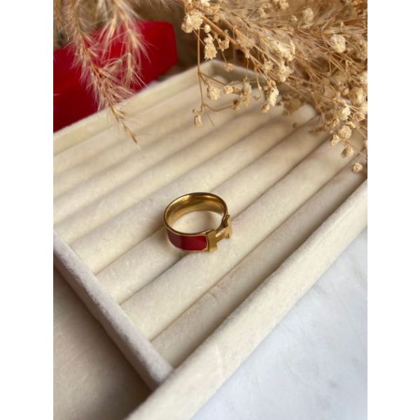 Bague Hermès Rouge