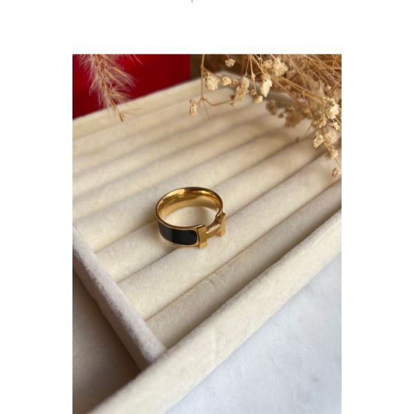 Bague Hermès Noir