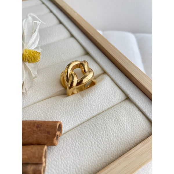 Bague effet chaine shop