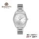 Montre Bigotti Argent Fond Gris