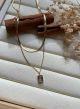 Collier diamant rectangle II