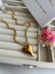 Collier Coeur Doré